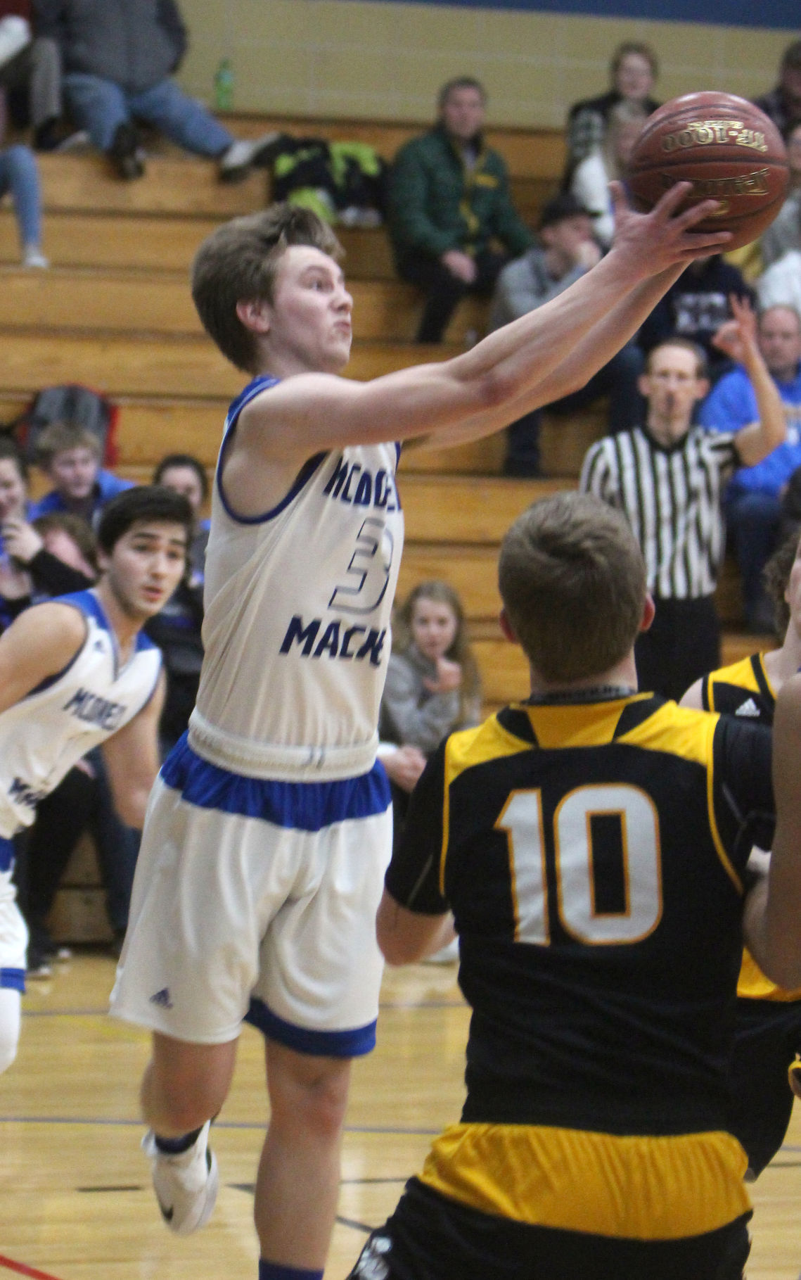 Cadott at McDonell boys basketball 1-15-19